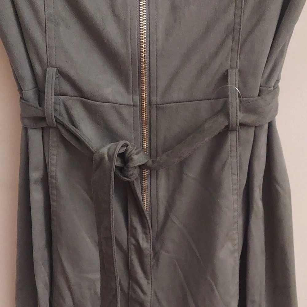 NEW NO BOUNDARIES Junior Khaki Green Utility Romper XXL - Picture 8 of 13